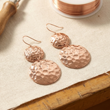 Solstice Copper Earrings
