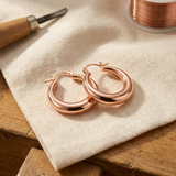 Marl Copper Earrings