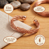 Elm Copper Cuff Bracelet