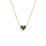 Dainty Heart Paperclip Necklace