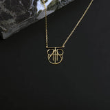 Minimalist Monogram Name Necklace