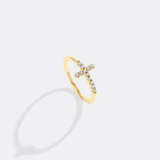 Diamond Cross Ring