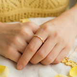Marquis Gemstone Stacking Ring