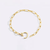 Mint Paperclip Bracelet