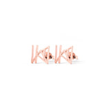 Monogram Name Earrings