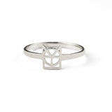 Monogram Name Ring