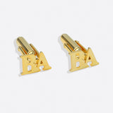 Monogrammed Cufflinks with Initials