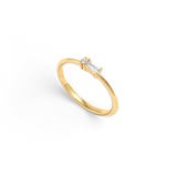 Dainty Personalized Morse Code Ring