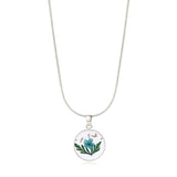 Pressed Birth Flower Necklace