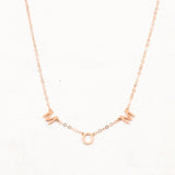 Personalized Minimalist Letter Necklace