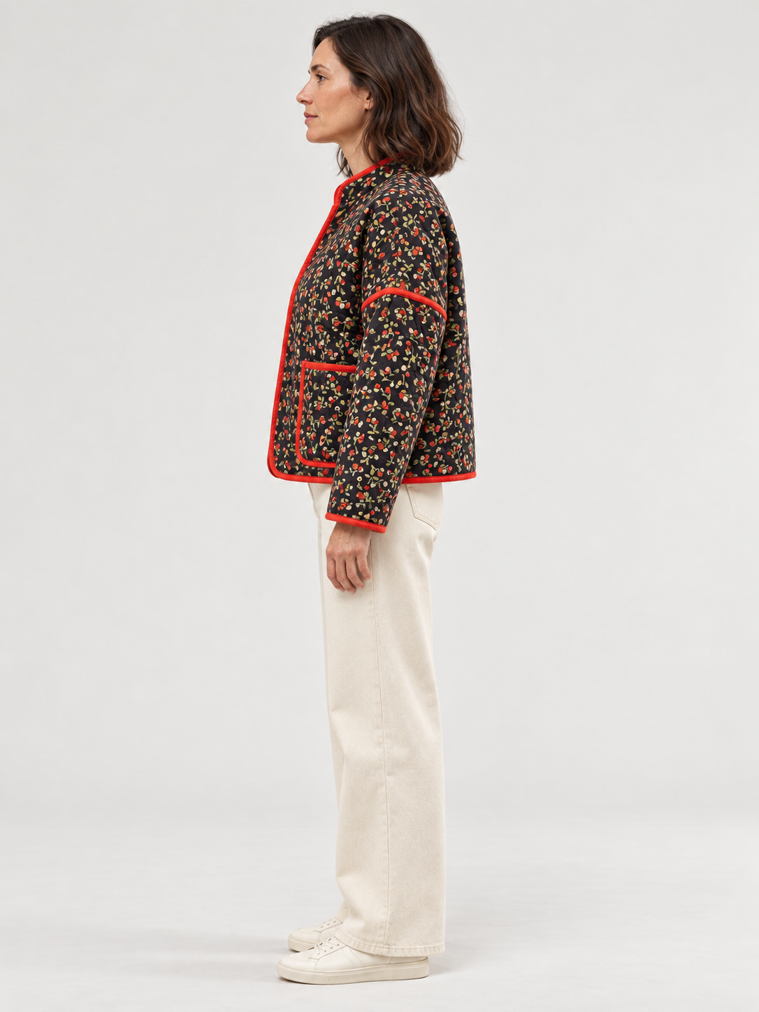SALENTINE™ - Chic Print Style Long Sleeve Jacket