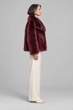 WEENA™ - Classy Long Sleeve Collared Fuzzy Coat