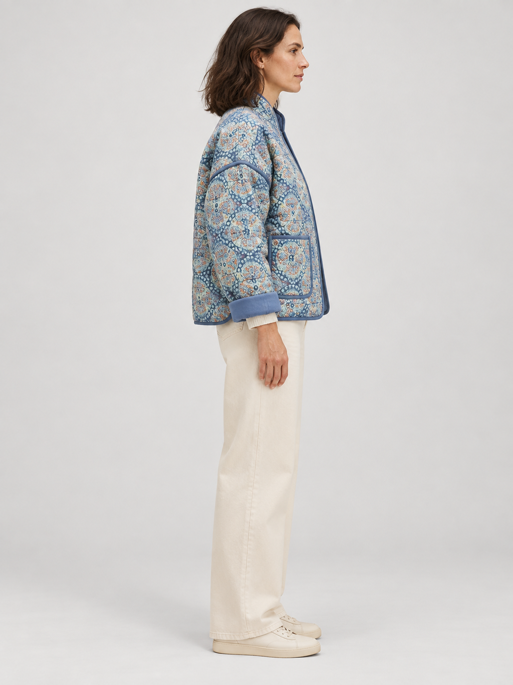SALENTINE™ - Chic Print Style Long Sleeve Jacket