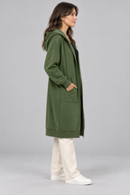 TIOMARA™ - Casual Zip Up Oversized Long Jacket