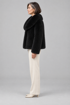 WEENA™ - Classy Long Sleeve Collared Fuzzy Coat