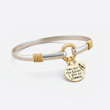 Sister I Got To Choose - Two-Tone Custom Charm Bracelet