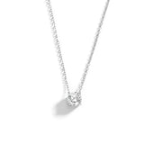 Dainty Solitaire Pendant Necklace