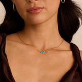 Dainty Heart Paperclip Necklace