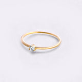 Tiny Diamond Ring