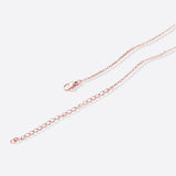 Tiny Script Initial Necklace