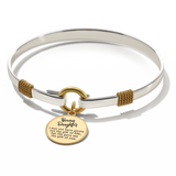 Bonus Daughter - Two-Tone Custom Charm Bracelet