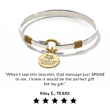 Bonus Daughter - Two-Tone Custom Charm Bracelet