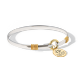 Bonus Daughter - Two-Tone Custom Charm Bracelet