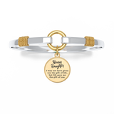 Bonus Daughter - Two-Tone Custom Charm Bracelet