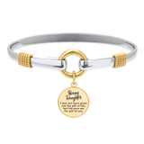 Bonus Daughter - Two-Tone Custom Charm Bracelet