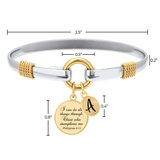 All Things Through Christ - Two-Tone Custom Charm Bracelet