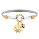 All Things Through Christ - Two-Tone Custom Charm Bracelet