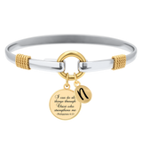 All Things Through Christ - Two-Tone Custom Charm Bracelet