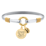 All Things Through Christ - Two-Tone Custom Charm Bracelet
