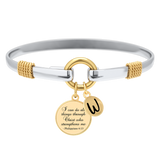 All Things Through Christ - Two-Tone Custom Charm Bracelet