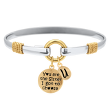Sister I Got To Choose - Two-Tone Custom Charm Bracelet