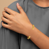 Not Sisters By Blood But Sisters By Heart Cuff Bracelet